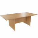 Rectangular Conference Tables with Straight Modesty Panel and Panel End Legs