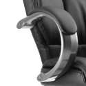 Galloway Black Leather High Back Executive Office Chair