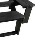 EKO 8 Seater Round Picnic Table - Black