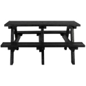 EKO A-Frame Picnic Table - 1.5m - Black