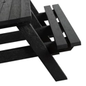 EKO A-Frame Picnic Table - 1.5m - Black