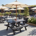 EKO A-Frame Picnic Table - 1.5m - Black