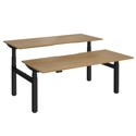 Elev8 Luxe Sit-Stand Back-To-Back Desks