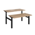 Elev8 Luxe Sit-Stand Back-To-Back Desks