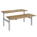 Elev8 Luxe Sit-Stand Back-To-Back Desks