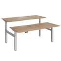 Elev8 Luxe Sit-Stand Back-To-Back Desks