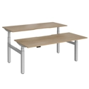 Elev8 Luxe Sit-Stand Back-To-Back Desks