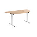 Semi Circular Folding Leg Table