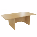 Rectangular Conference Tables with Straight Modesty Panel and Panel End Legs