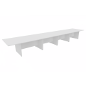 Rectangular Conference Tables with Straight Modesty Panel and Panel End Leg