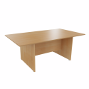Rectangular Conference Tables with Straight Modesty Panel and Panel End Legs
