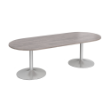 Trumpet Base Radial End Boardroom Table