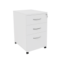 Platinum Range - 3 Drawer Tall Under Desk Mobile Pedestal