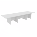 Rectangular Conference Tables with Straight Modesty Panel and Panel End Leg
