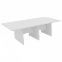 Platinum Range - Rectangular Conference Tables with Shaped Modesty Panel and Panel End Legs