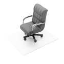 Mural Polycarbonate Low Pile Carpet Clear Chair Mat