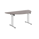 Semi Circular Folding Leg Table
