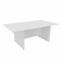 Rectangular Conference Tables with Straight Modesty Panel and Panel End Legs