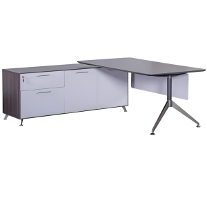 Nero - Corner Executive Desk with Return Unit
