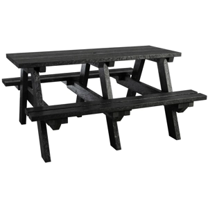 EKO A-Frame Picnic Table - 1.5m - Black