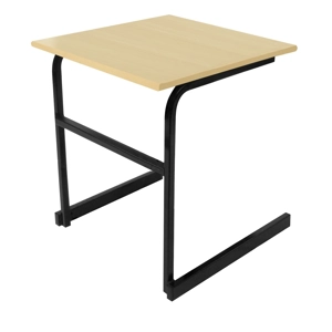 Heavy Duty Cantilever Exam Desk - Black Legs - Kobey Ash