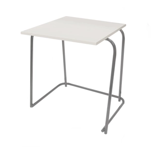 Heavy Duty Nesting Exam Desk - Dark Grey Frame - Light Grey