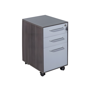 Nero - Executive 3 Drawer Mobile Under Desk Pedestal