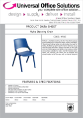 DATA SHEET - Myke Stacking Chair (MYKE)