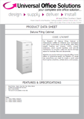 DATA SHEET - Deluxe Filing Cabinet (LF4)