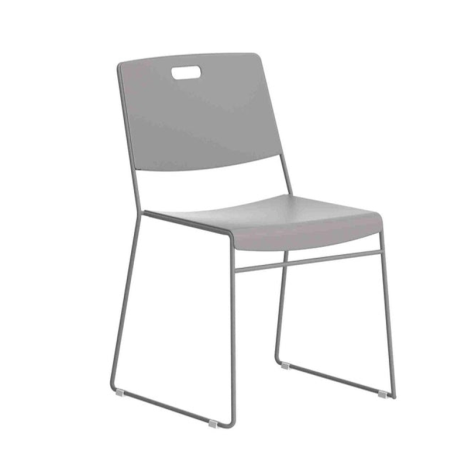 Arc High Density Stacker Chair - Gray