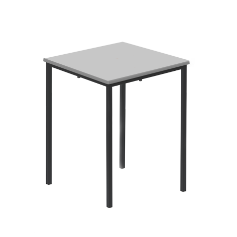Titan Square Classroom Tables - 600 x 760mm -  Gray