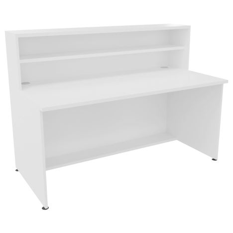 Reception Units - Base + Hood Unit - W1600 x D800 x H726mm - White