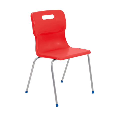 Titan 4 Leg Chair - Size 6 - Red