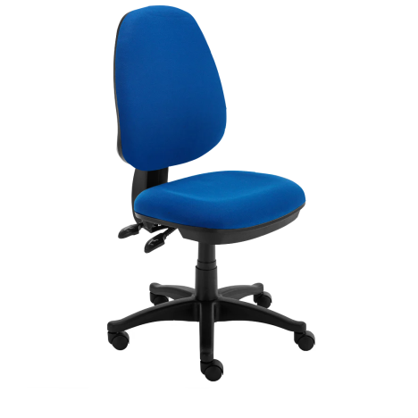 Versi Twin Lever Operator Chair - No Arms - Blue
