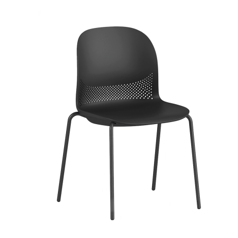 Jet Meeting Chair - Four Legs - Black