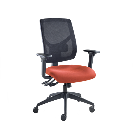 Vision High Back Mesh Chair - Adjustable Arms - Olympic