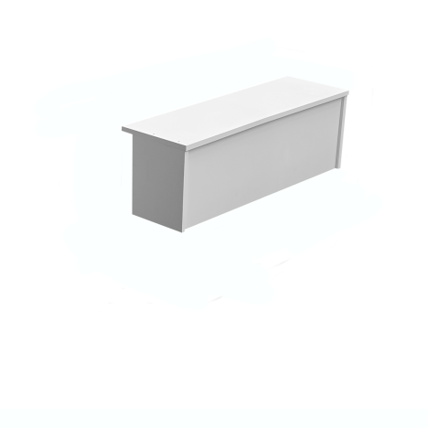 Reception Units - Hood Unit - W1600 x D300 x H405mm - White