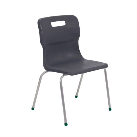 Titan 4 Leg Chair - Size 5 - Charcoal