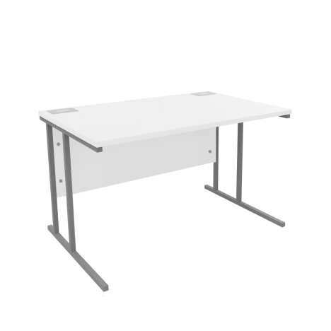 Platinum Range - VDU Workstation - 1200mm - Cantilever - White