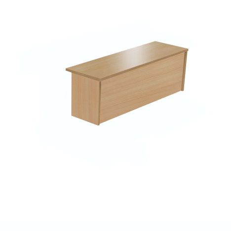 Reception Units - Hood Unit - W1600 x D300 x H405mm - Beech
