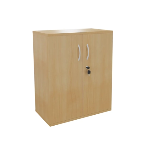 Desk High Cupboards - W600 - Oak