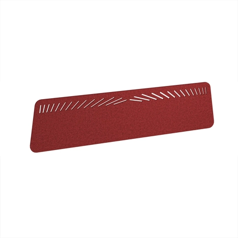 Domino Acoustic Desktop Screen - 1600mm - Pure Red