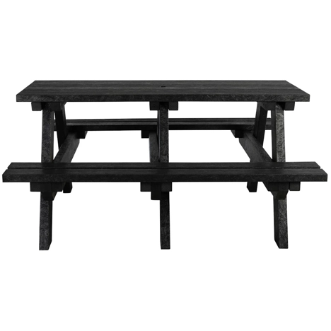 EKO A-Frame Picnic Table - 1.5m - Black