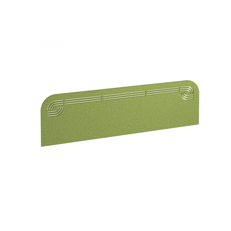 Offset Acoustic Desktop Screen - 1400 - Fruit Green