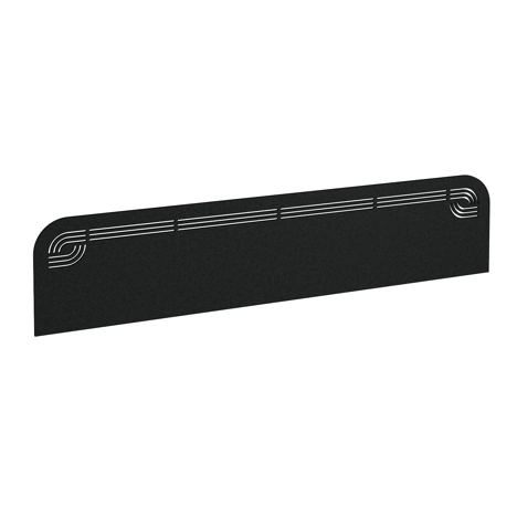 Offset Acoustic Desktop Screen - 1800 - Black