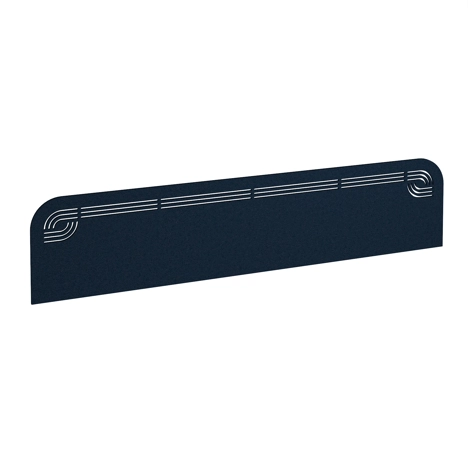 Offset Acoustic Desktop Screen - 1800 - Dark Blue