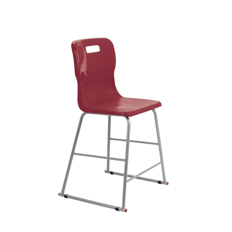 Titan High Chair - Size 4 - Burgandy
