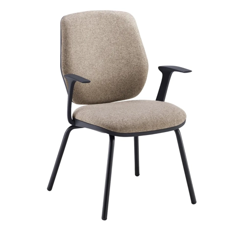 Tegan Fabric 4 Leg Frame Meeting Chair - Beacon- FL822