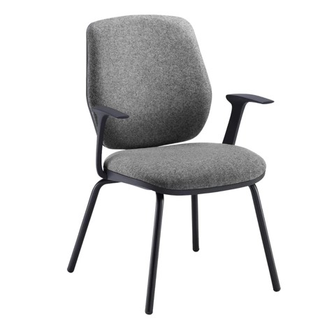 Tegan Fabric 4 Leg Frame Meeting Chair - Confire FL833