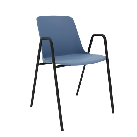 UNO Conference Chair with Armrest - Blue